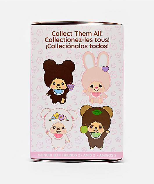 Monchhichi Friends Plush Keychain Blind Box