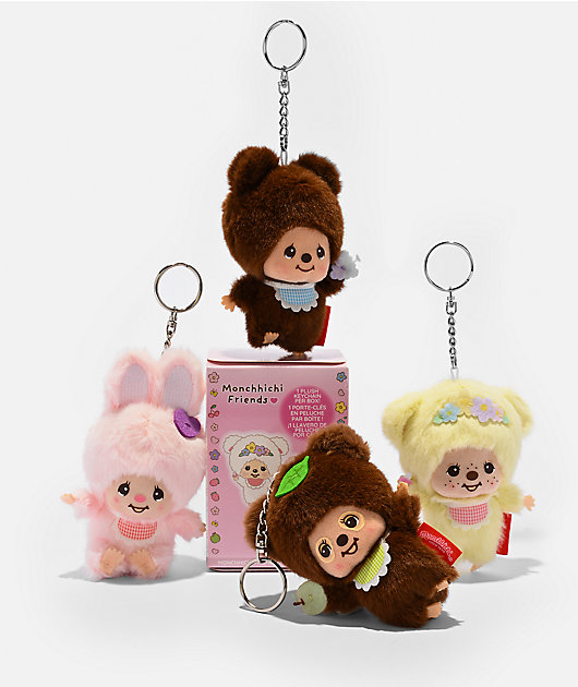 Monchhichi Friends Plush Keychain Blind Box