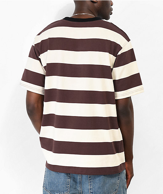 Monet Bad Dog Brown Stripe T-Shirt