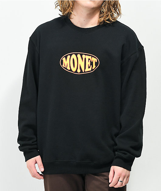 Monet Oval Black Sweatshirt