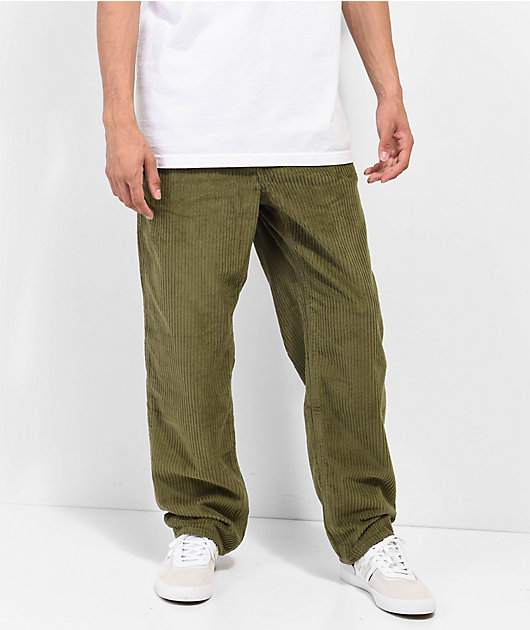 Monet Push Olive Corduroy Skate Pants | Zumiez
