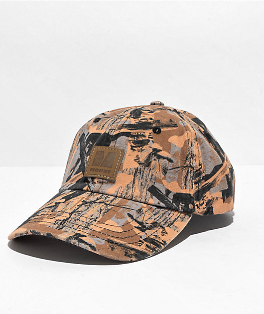 Monet Skateboards Blend Camo Strapback Hat | Zumiez