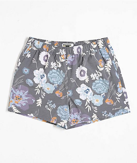 Monet Skateboards Bouquet Grey Board Shorts