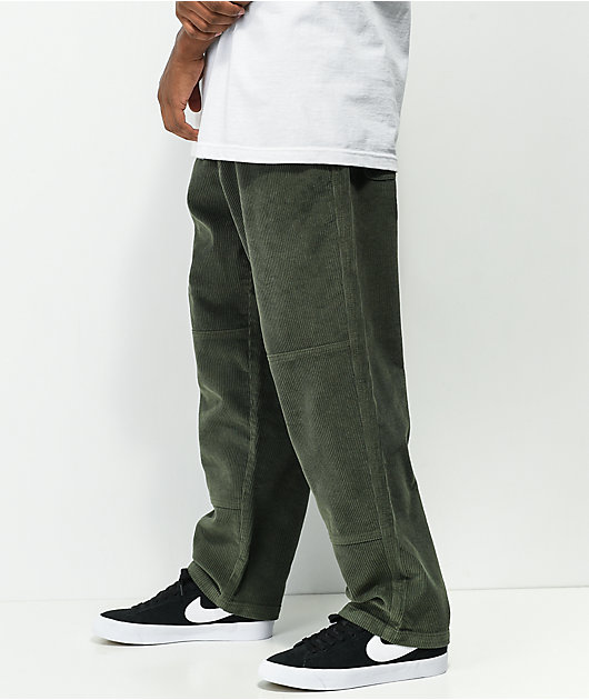 Monet Skateboards Clipper Olive Corduroy Skate Pants