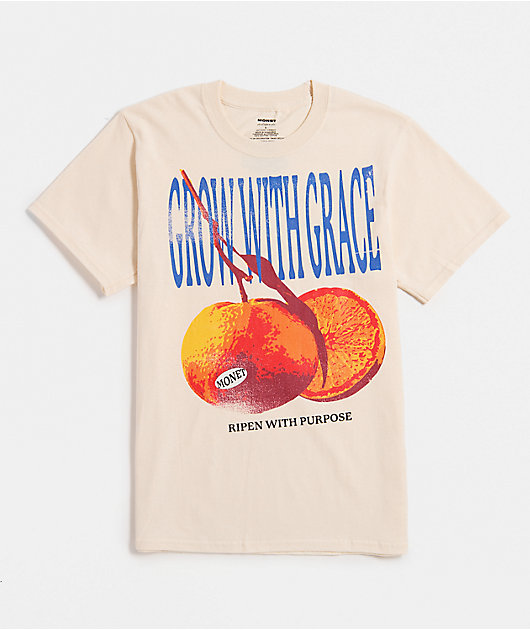 Monet Skateboards Kids Grow With Grace Cream T-Shirt