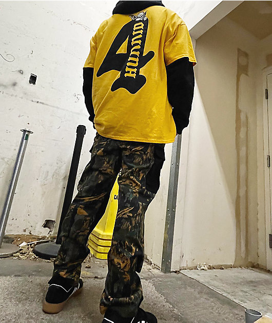 Black and yellow camo clearance pants