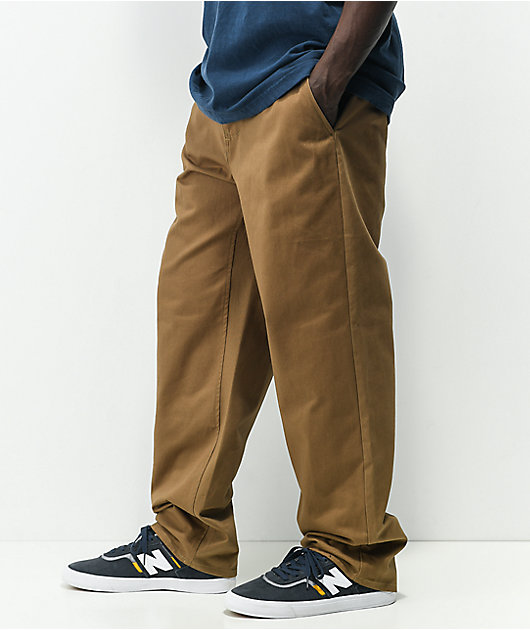 Monet Wallenberg pantalones de sarga caqui