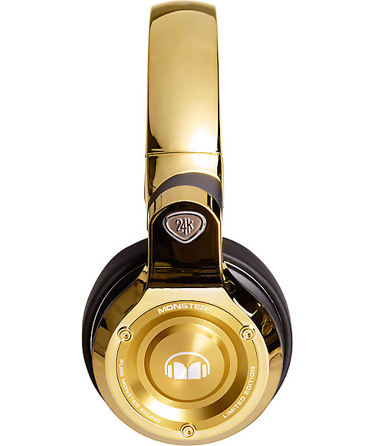 monster 24k gold headphones