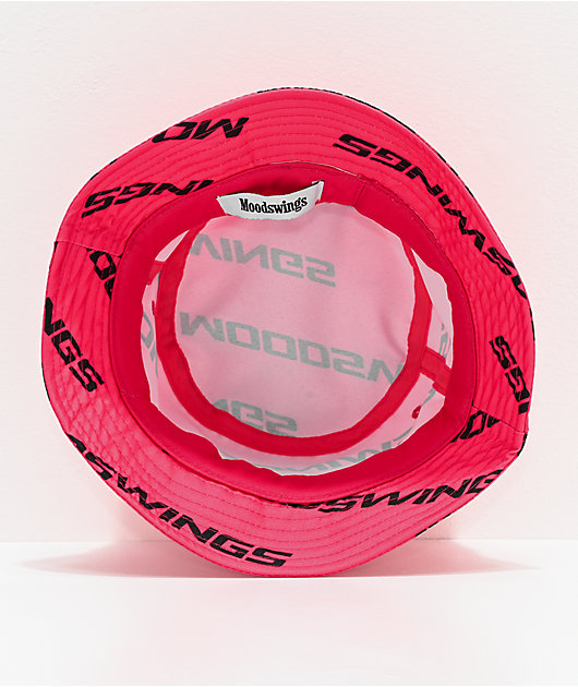 Moodswings All Over It sombrero de cubo blanco