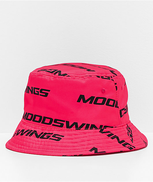 Moodswings All Over It sombrero de cubo blanco