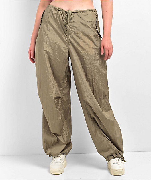 Motel Green Parachute Pants | Zumiez