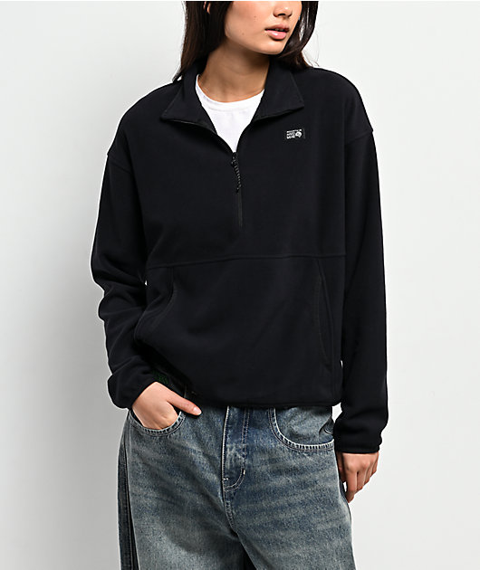 Mountain Hardwear Microchill™ Black Half Zip Jacket | Zumiez