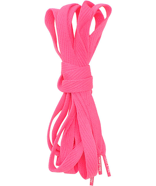 hot pink shoelaces