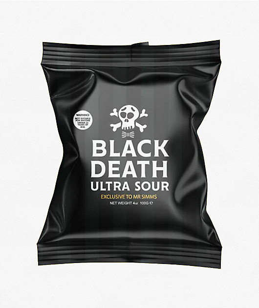 Mr. Simms Black Death Ultra Sour Hard Candy