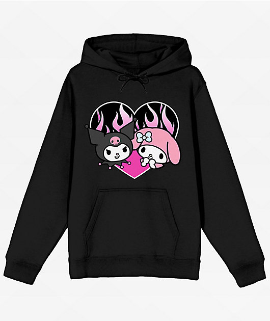 トップス Kurumi My Melody & Kuromi Black Hoodie | Zumiez