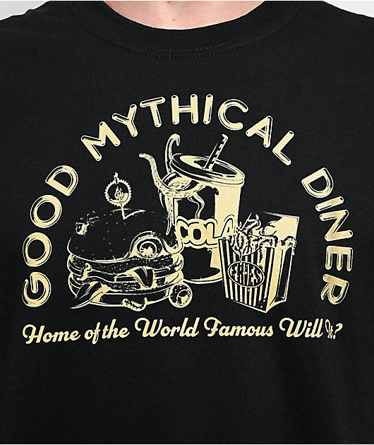 Mythical Diner Black T-Shirt