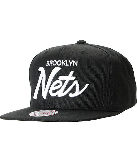 brooklyn nets cap mitchell and ness