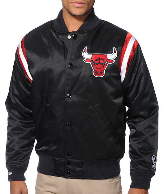 chicago bulls jacket mitchell and ness