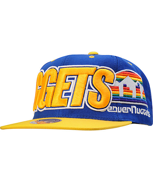 denver nuggets mitchell and ness hat