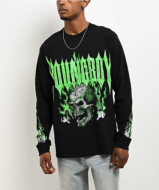 NBA YoungBoy Hardcore Black Long Sleeve T-Shirt