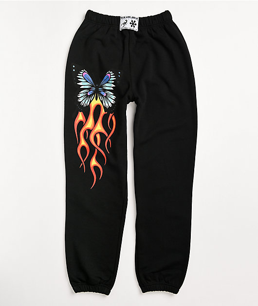 girls dark grey joggers