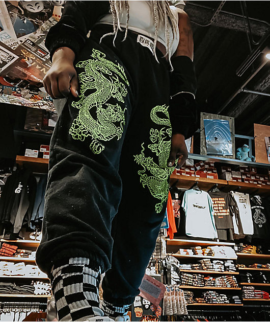 black dragon sweatpants