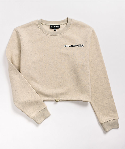 embroidered crew necks