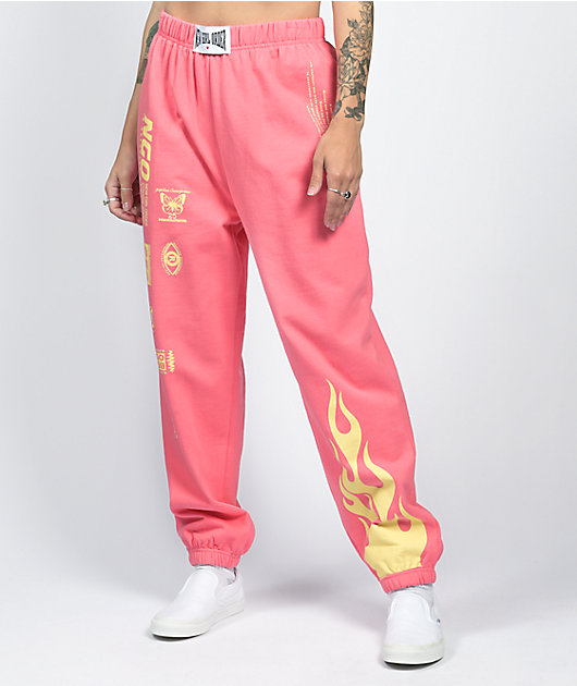 pink sweatpants