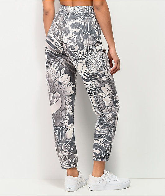 grey jogger sweatpants women's