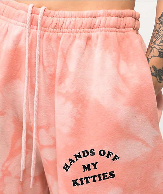 peach colored sweatpants