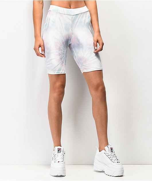 nike tie dye biker shorts