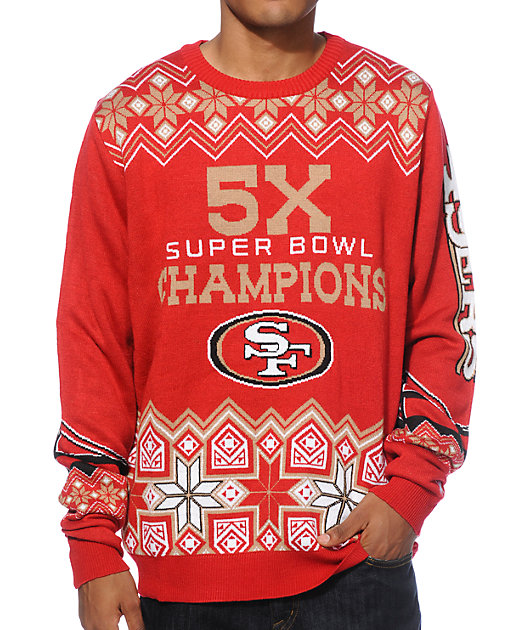 super bowl sweaters