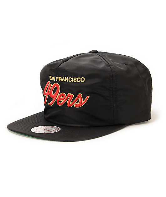 NEW ERA “TEAM SCRIPT SF 49ERS SNAPBACK (BLACK/RED) - ShopperBoard