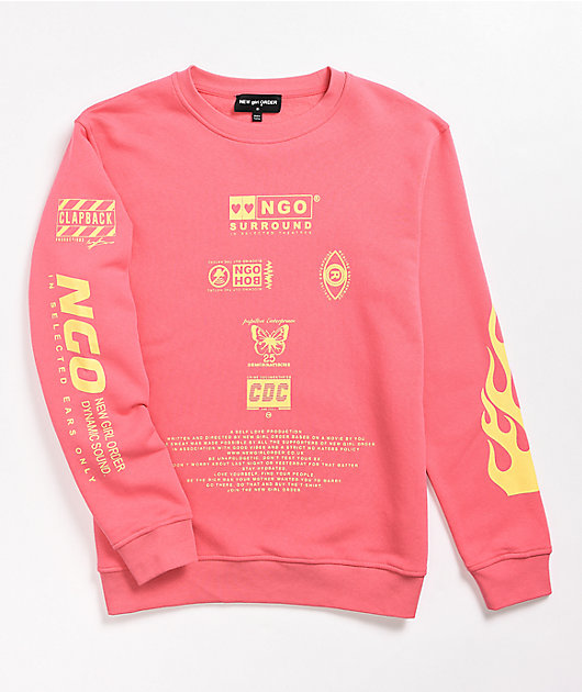 NGOrder Flame Coral Crewneck Sweatshirt