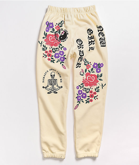 cream mens sweatpants