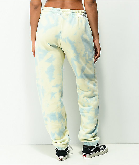NGOrder Metal From Heaven Cream & Blue Tie Dye Sweatpants