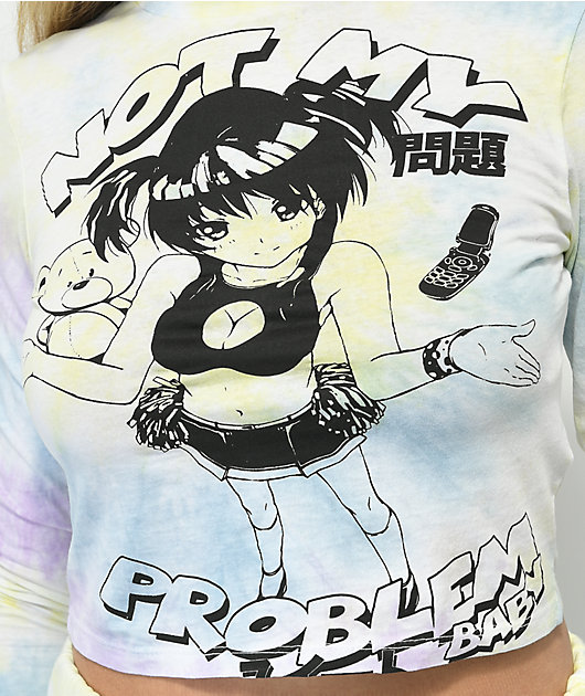 NGOrder Not My Problem Camiseta corta de manga larga tie dye