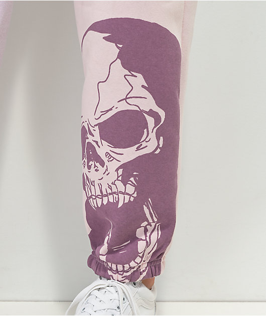 NGOrder Ride or Die pantalones de deporte divididos en rosa y violeta