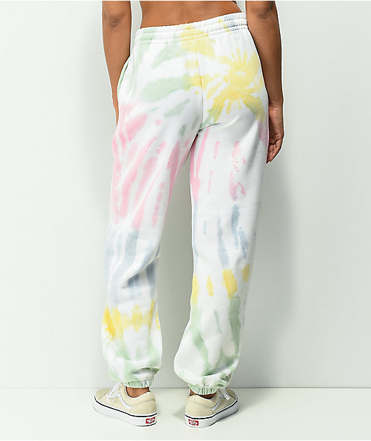 Tie dye pastel sweatpants on sale