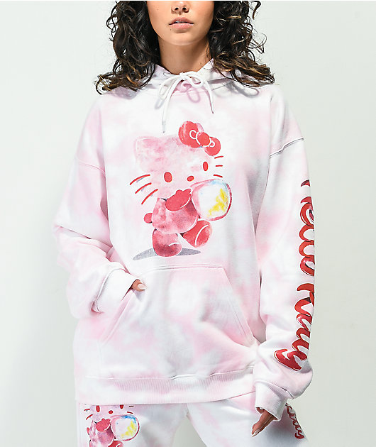 NGOrder x Hello Kitty Pink Tie Dye Hoodie