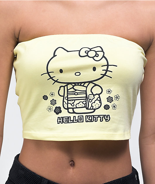 NGOrder x Hello Kitty Yellow Tube Top