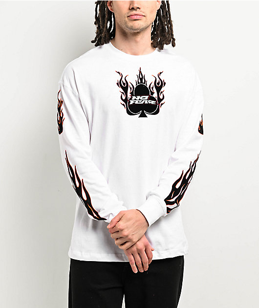 Off white long sleeve shirt best sale