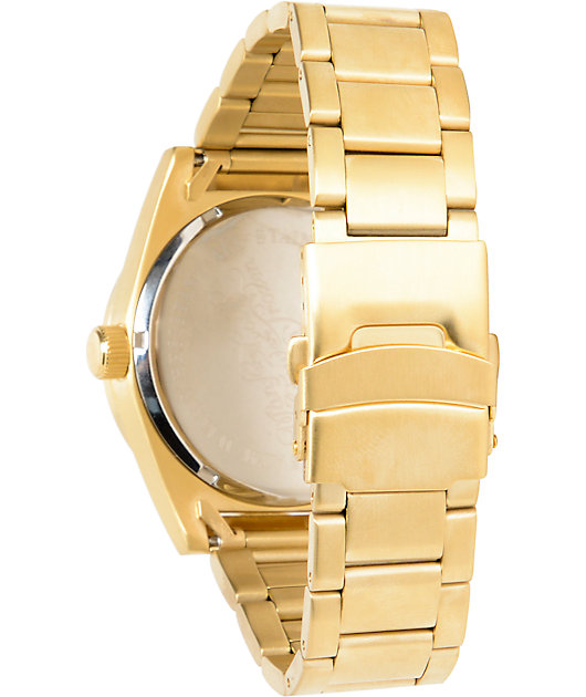 neff gold watch