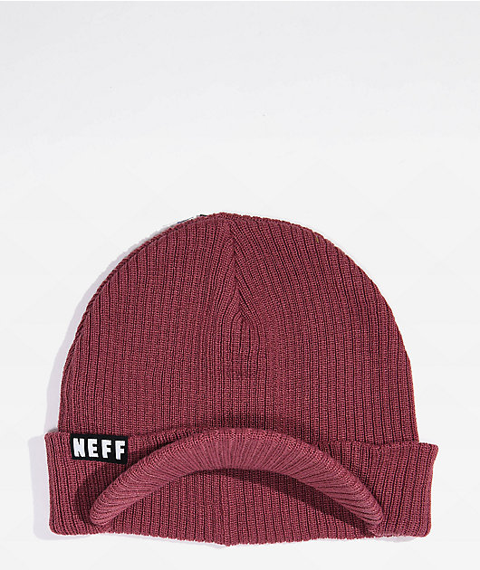 Neff Billfish Burgundy Beanie Zumiez