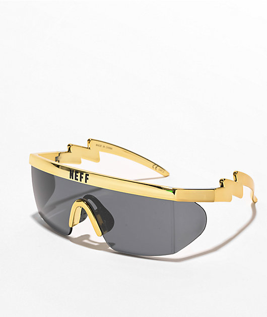 Neff Brodie Gold Sunglasses Zumiez