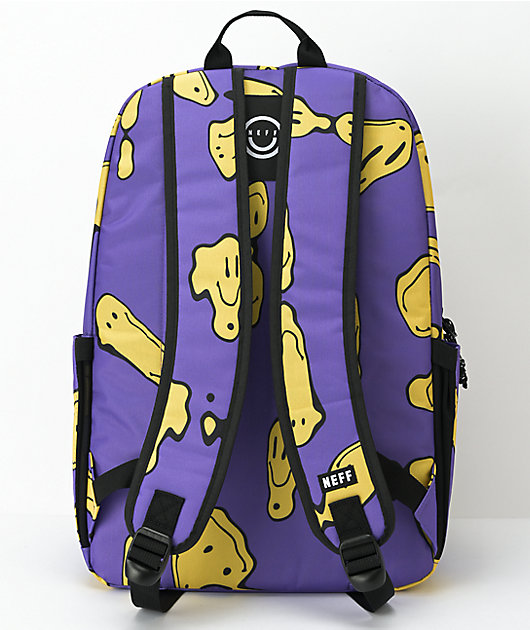 Trippy Neff Backpack Bag Y2k 2000s style 90s travel laptop School bags  Skater - Men's accessories