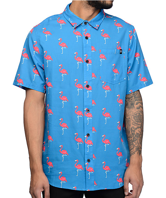 shirt with flamingos