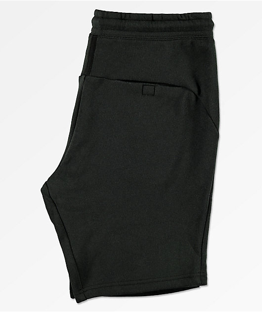 black sweat shorts