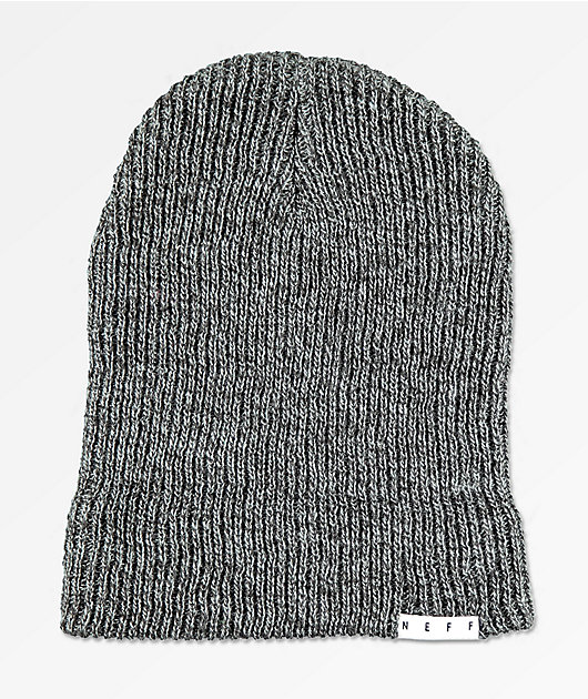 Neff Fold Black Charcoal Heather Beanie