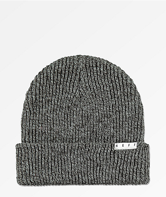 Neff Fold Black Charcoal Heather Beanie